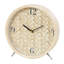 Metal Mechanical Tabletop Clock in Black