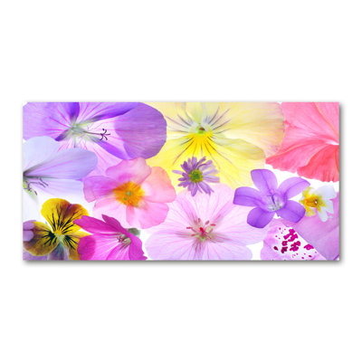 Pansies - Wrapped Canvas Print