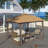Samirol 10 pi. L 12 pi. D Pavillon de jardin en fer