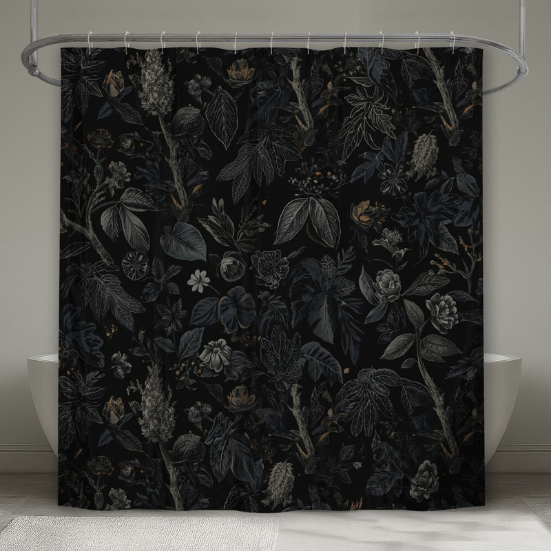 Rideaux de douche Botanical Floral, L 70 po x H 93 po