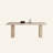 Sintered Stone Solid + Manufactured Wood gray Dining Table-109327197
