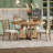 Round Dining Table for 4 with Chairs Set-1992785663