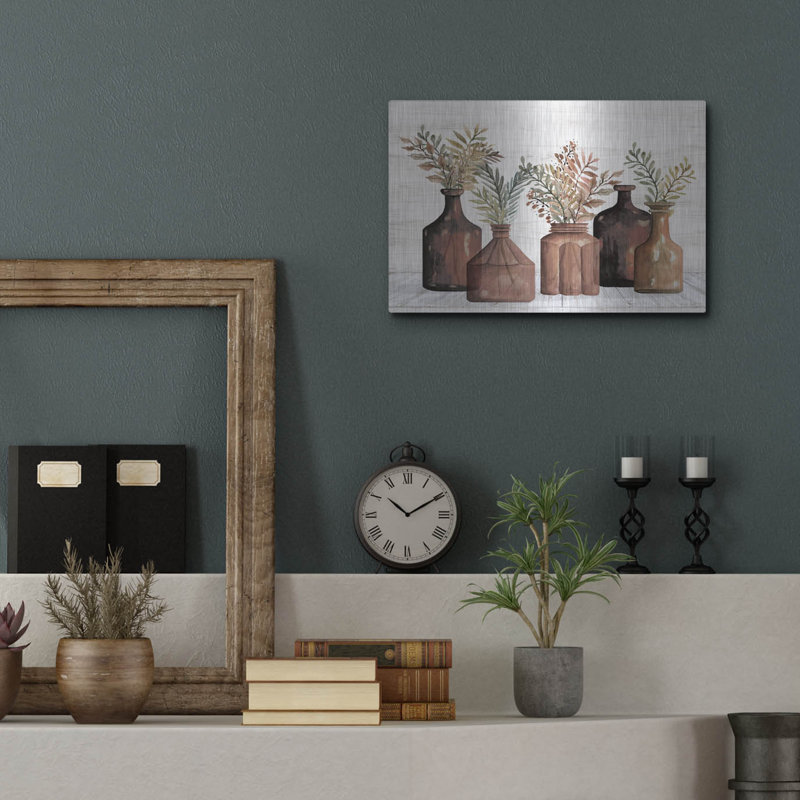  «Spice Amber Still Life 1» par Cindy Jacobs, art mural en métal, 16 po x 12 po, H 12 po x l 16 po