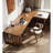 Solid Wood L-Shape Writing Desk-609793528