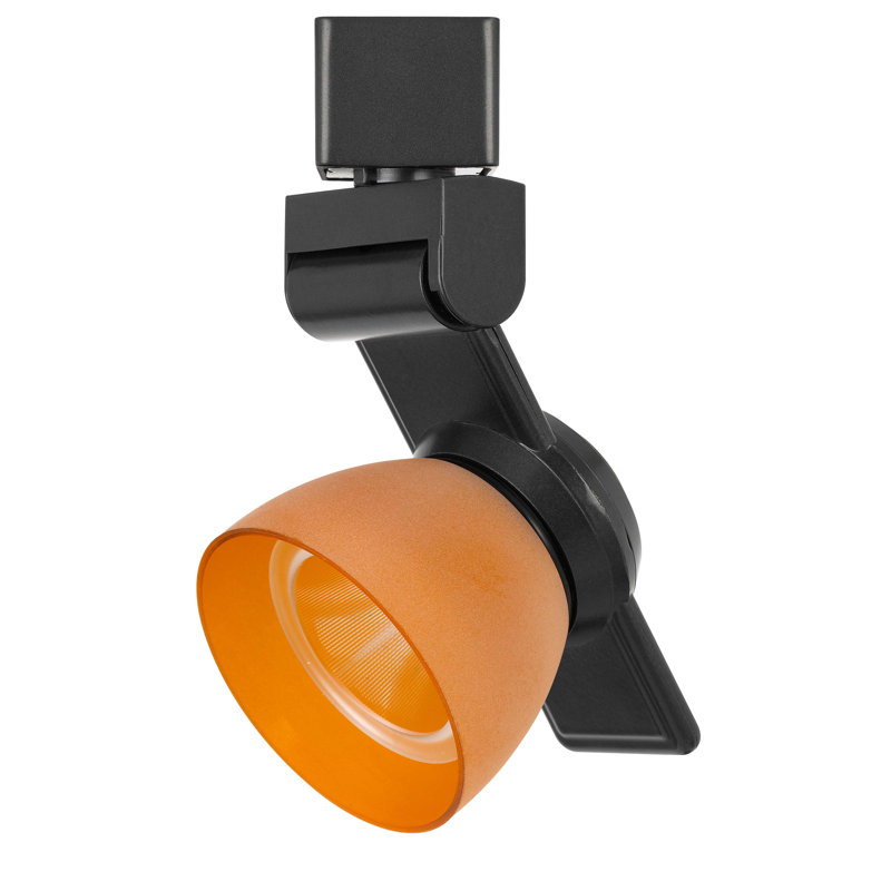Tête de luminaire à DEL, Amber givré, Noir