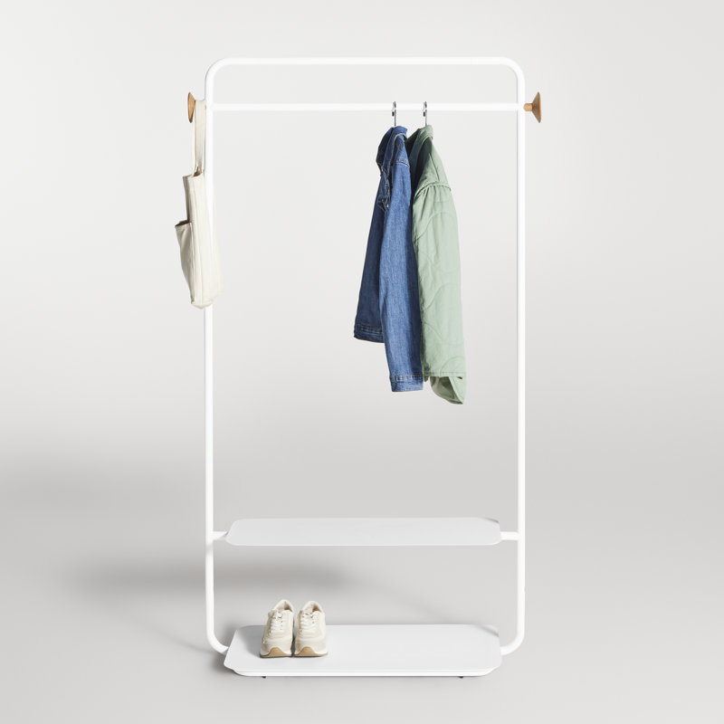 Garden Party 40'' Clothing Rack, White