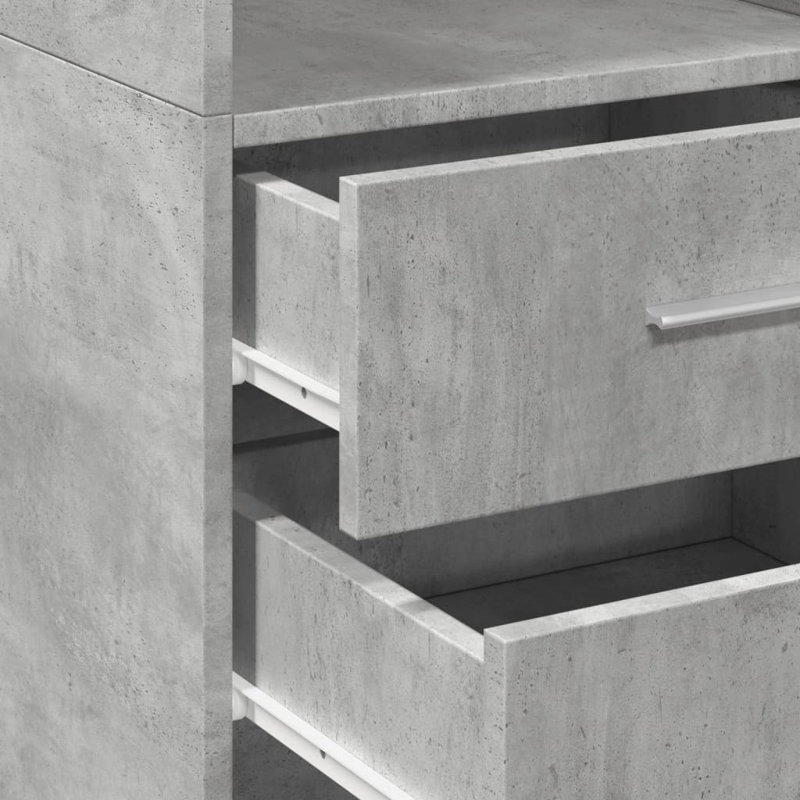 Shilonda Storage Cabinet, Concrete Grey