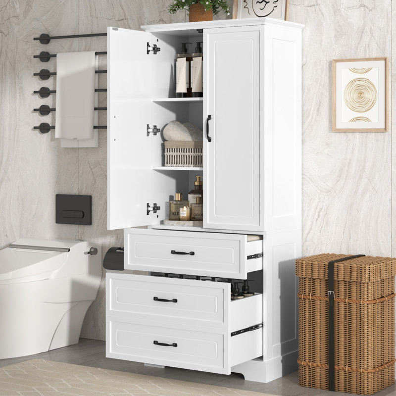 Tall Bathroom Storage Cabinet