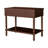 Madison Park Signature Beckett Morocco Brown Large Turned Wood Spindle Nightstand with Drawer and Shelf-113420763