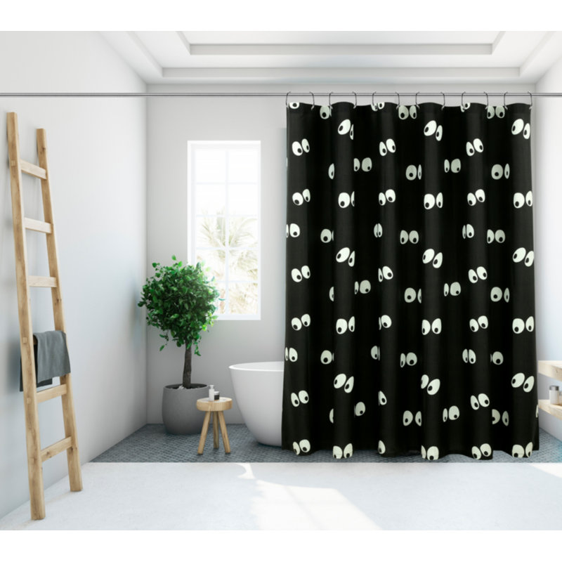 Ratliffe Polyester Blend Semi Sheer Curtain Single Panel