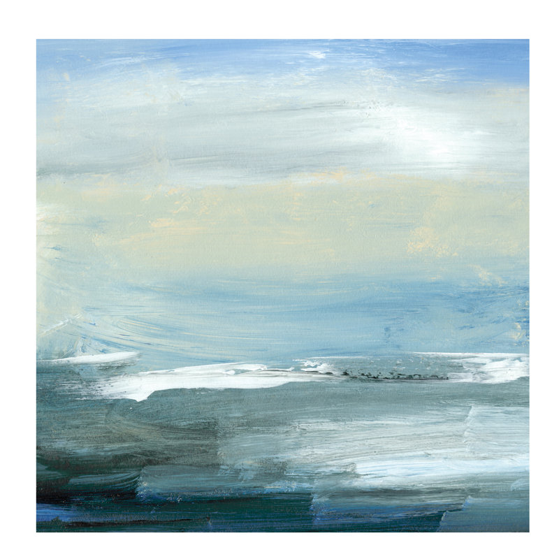 Chromatic Sea by Sharon Gordon - Wrapped Canvas Painting, 45.72 cm H x 45.72 cm W x 1.91 cm D