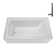 Streamline 66 in. x 32 in. Acrylic Left-Hand Drain Alcove Bathtub With External Drain