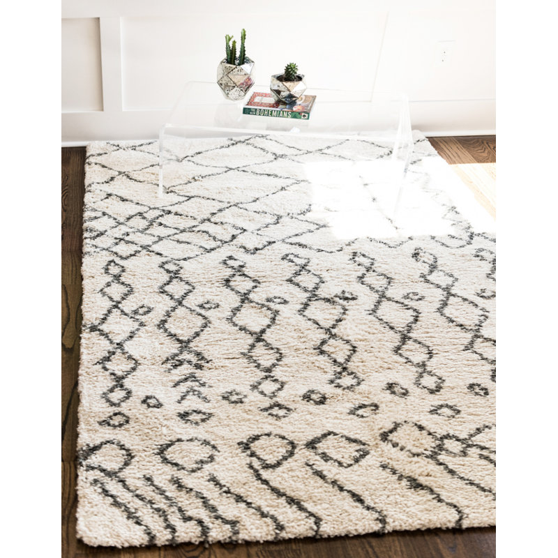 Southwestern Shag Area Rug, Rectangle 244 x 305cm