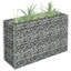 Gabion raised bed galvanized steel 180 x 50 x 100cm-2138443521
