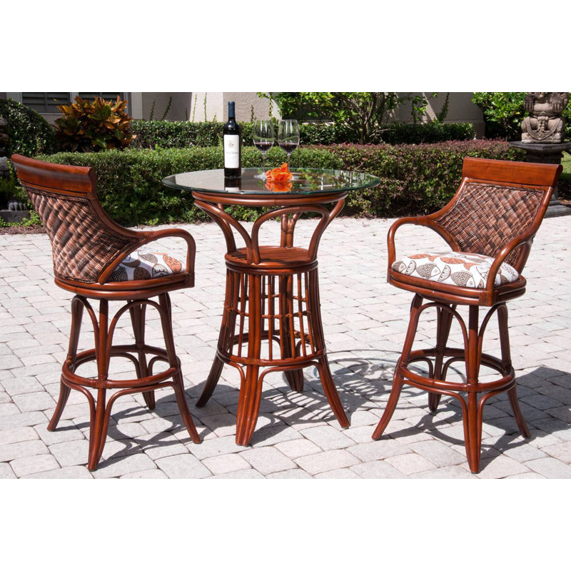 Dashai Swivel Upholstered Counter Stool with Solid Wood Frame, Dum Dum Natural
