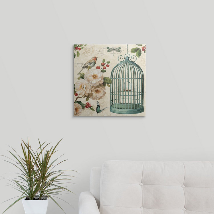 « i » par lisa audit, impression Free as a Bird, H 48 po x l 48 po x P 1,5 po, Toile