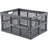 3-Pack Plastic Collapsible Storage Crates-30L