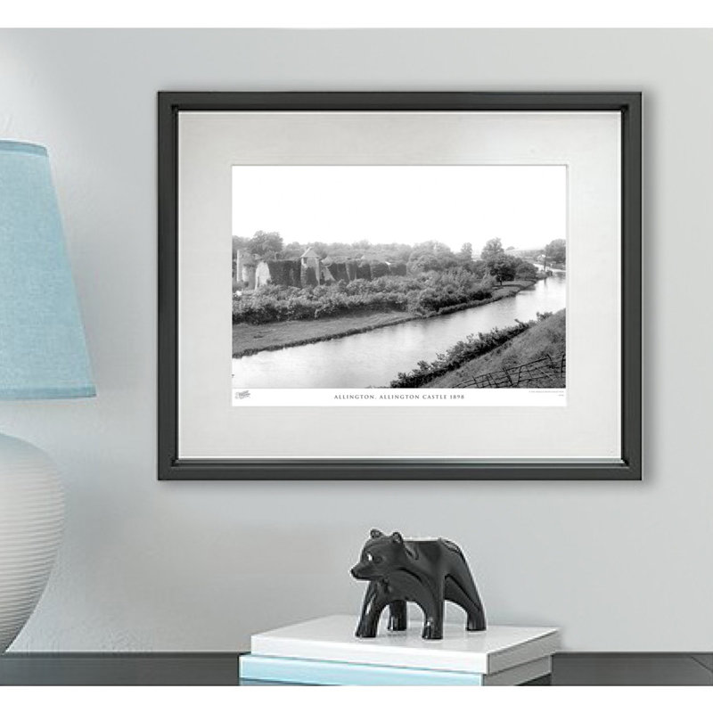 Allington, Allington Castle 1898 - Single Picture Frame Print, 28cm H x 36cm W x 2.3cm D
