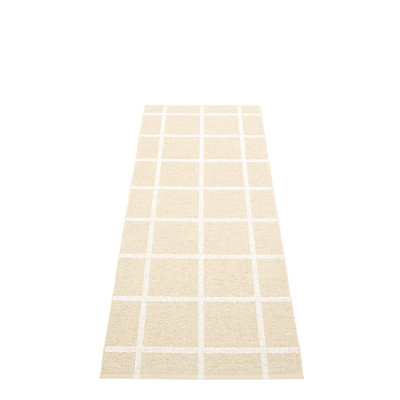 Ada Geometric Area Rug in Cream/White