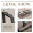 62.9-Inch Rectangular MDF Dining Table-339180411