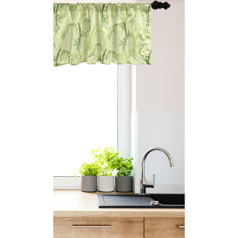 Ensemble de 2 cantonnières tropicales Ambesonne, L 42 po x L 18 po