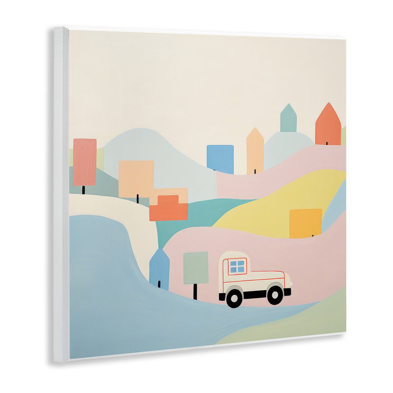 Art mural Pastel Imaginative Scene par Lazar Studio