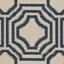 Tapis intérieur / extérieur bleu marine / gris Arneshia-280571614