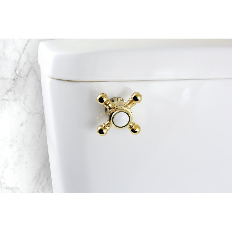 Kingston Brass Buckingham Front Mount Toilet Tank Lever, Polished Brass