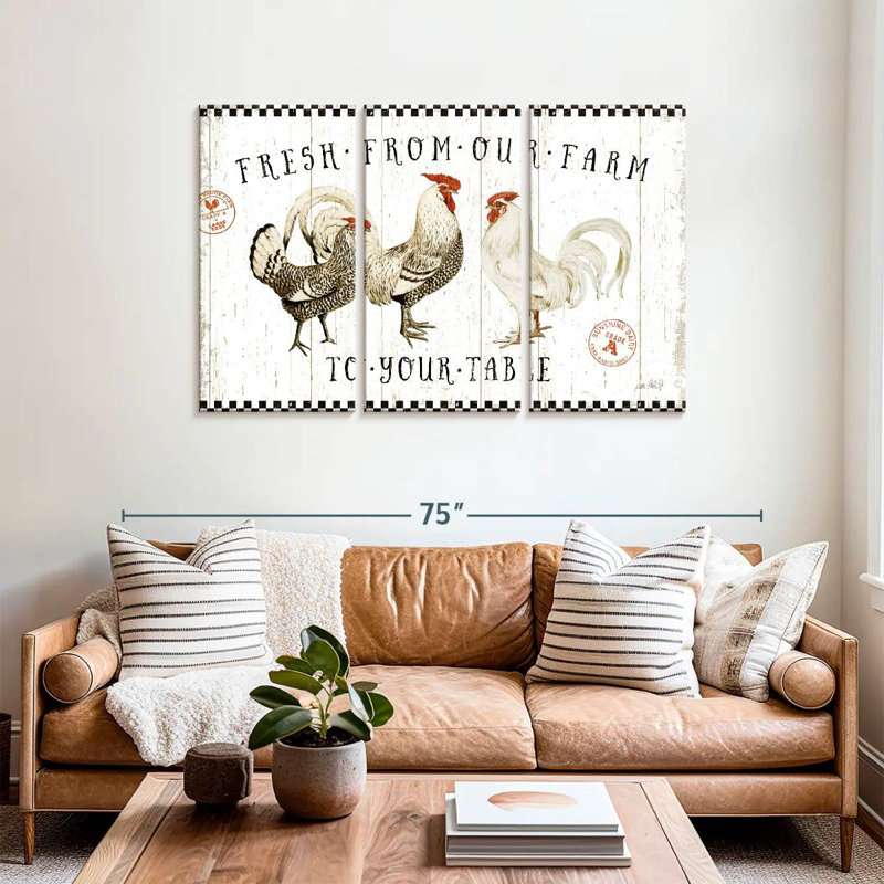 Kema Free Range Fresh I Wall Sign, 36" H x 57" W