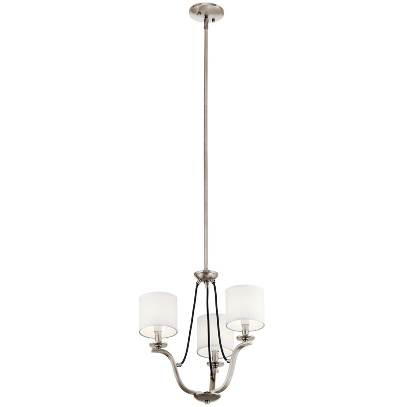 Lustre empire 3 lumières , Étain classique