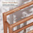 Freestanding Towel Rack for Bathroom, 3-Tier HIPS Blanket Ladder Holder, Floor Standing Drying Shelf with Bottom Storage, 35.8" H Towel Bar Stand for Spa, Pool, Bedroom, Brown-136978251