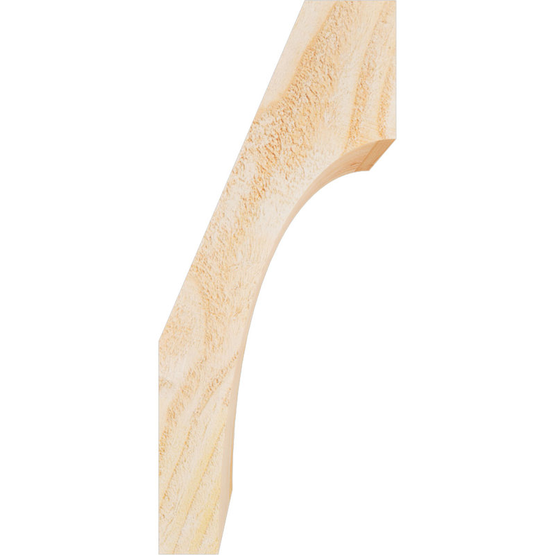 Attelle de genou Westlake, Sapin de Douglas, Scié brut, H 14 po x l 4 po x P 6 po