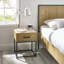 Light Oak Effect 1 Drawer Bedside Table