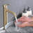 Modern Single Hole Bathroom Faucet, Tall Vessel Sink Faucet with Single Handle and Hot Cold Water Control-69907524