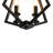 4-light Farmhouse Metal Diamond Semi-flush Mount