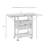 Corell Park Kitchen Cart with Birch Solid Wood Top-162890875