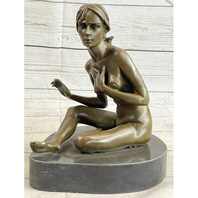 Sculpture bronze sculptée à la main en bronze