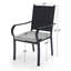 Chaise de patio avec coussin Alyah