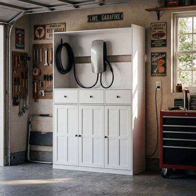 74.2”H Garage Storage Cabinet
