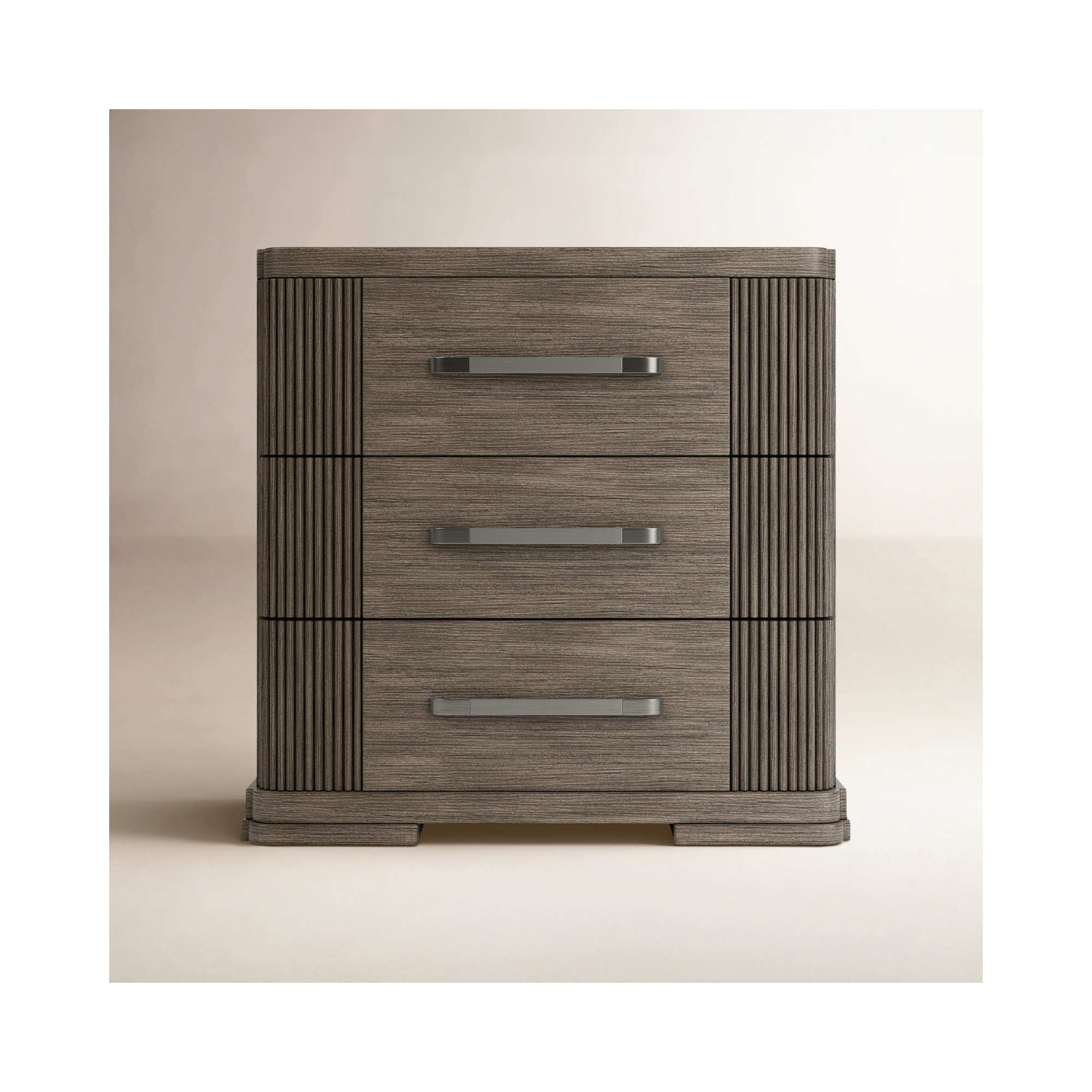 Lovitz 3 Drawer Nightstand
