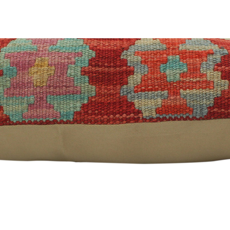 Coussin rustique en kilim tissé à la main
