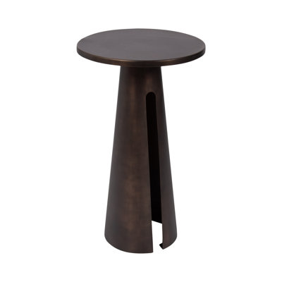 Picard Sculptural Metal Round Side Table