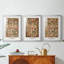 Ensemble de 3 pièces, de la série CCL XXXII de William Morris, sur mesure, avec encadrement personnalisé mat-906545588