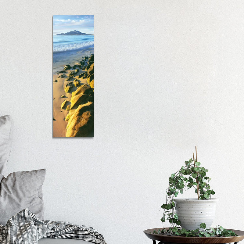 Sunrise Over Sea And Beach, Cabo Pulmo National Park, Baja California Sur, Mexico - Wrapped Canvas Panoramic Print