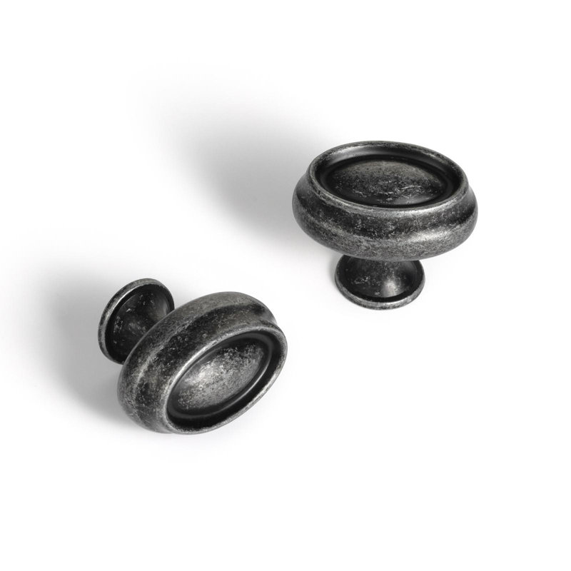 Poignée 45/64 po de diamètre, Nickel patiné