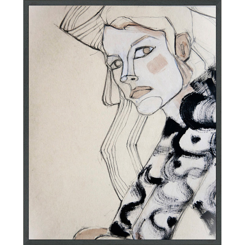 Female Gaze, 21.75" H x 17.75" W