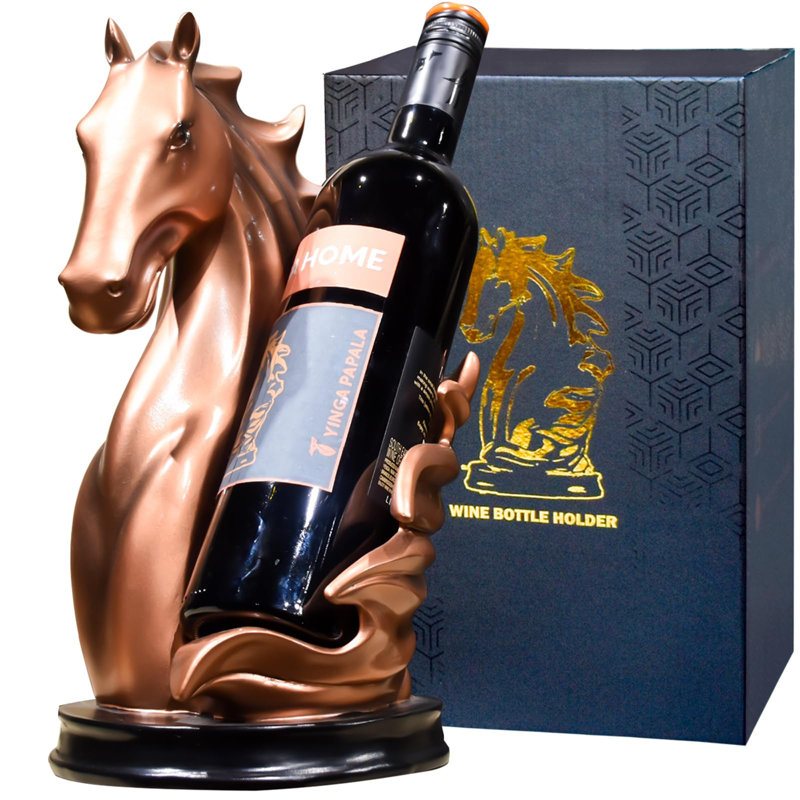 Kharbanda Floor Wine Bottle Rack, Golden