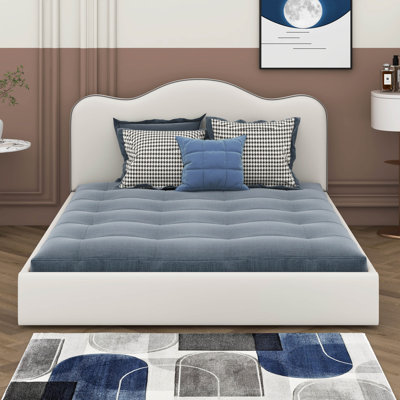 Upholstered Platform Bed Frame Modern Upholstered Bed