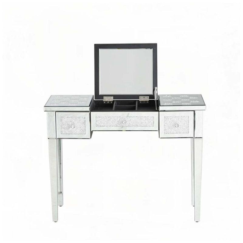 Bureau de coiffeuse à maquillage en miroir
