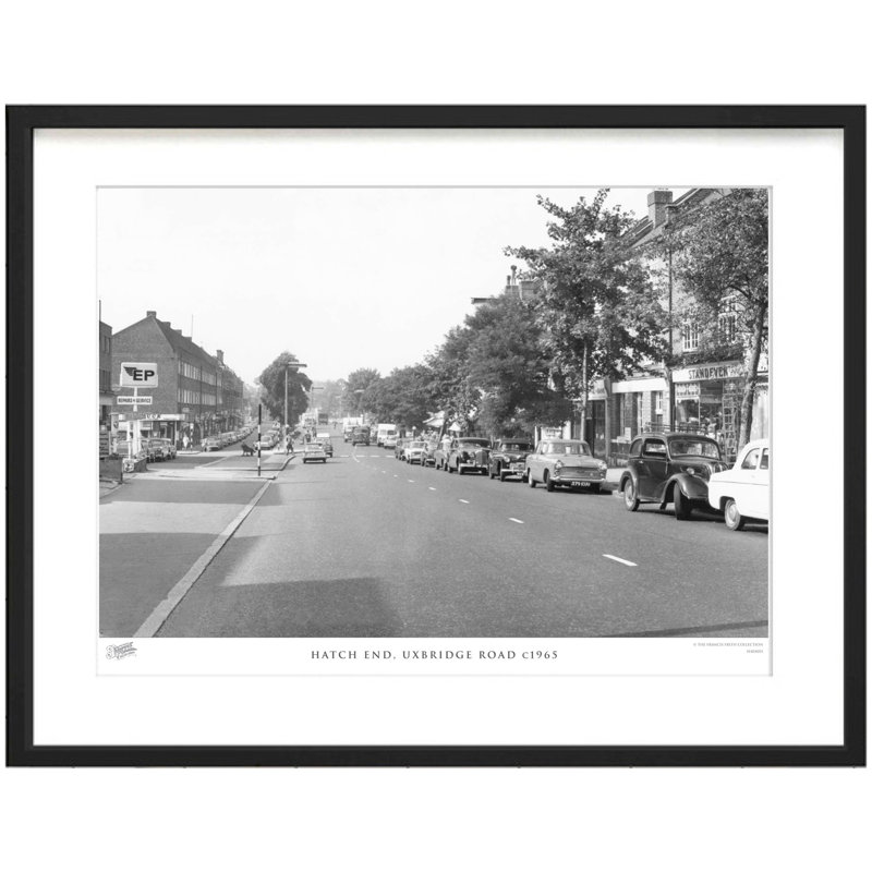 Hatch End, Uxbridge Road C1965 by Francis Frith - Single Picture Frame Print, 60cm H x 80cm W x 2.3cm D